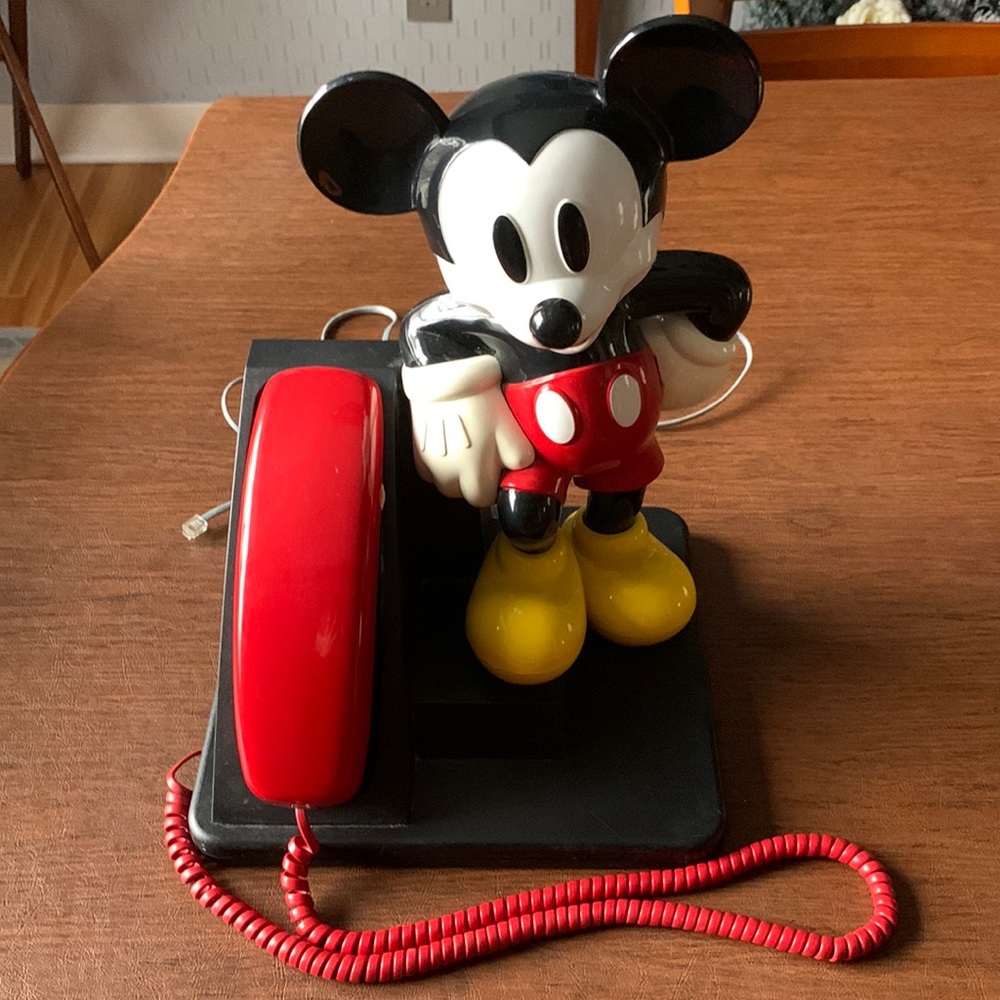 Vintage Mickey Mouse touch tone land line phone